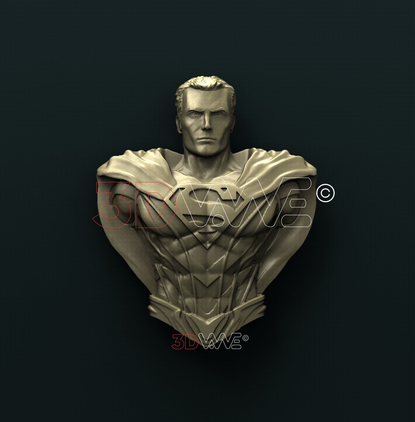 SUPERMAN 3D STL 3DWave