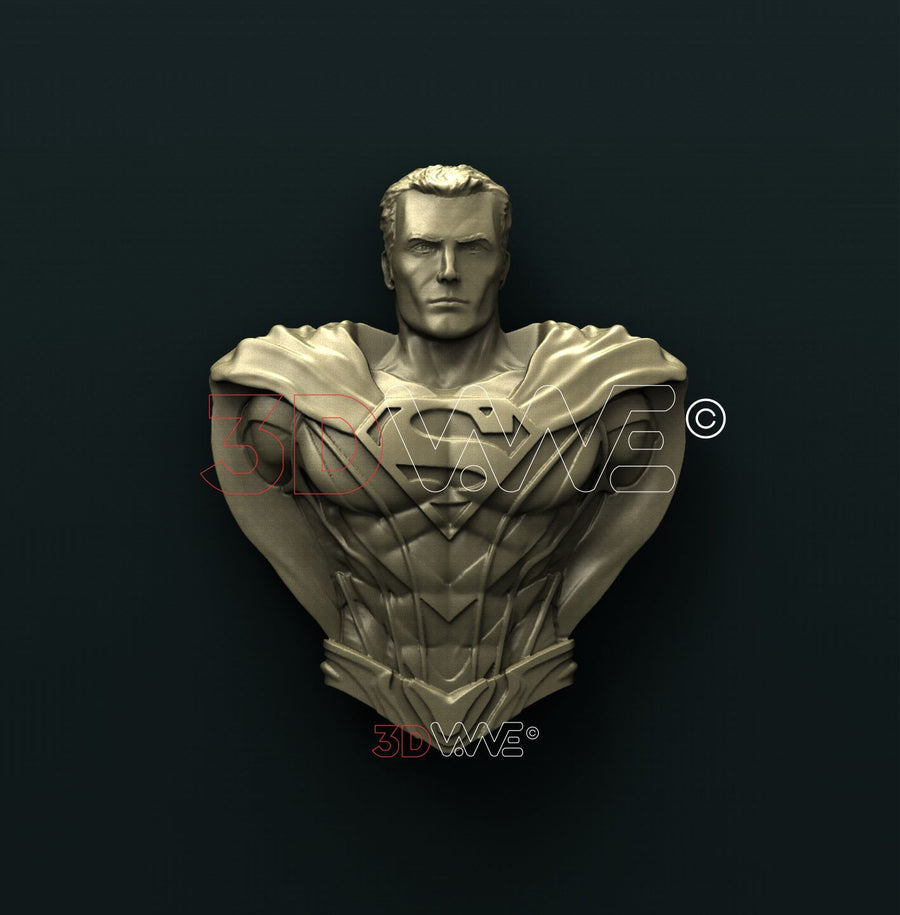 SUPERMAN 3D STL 3DWave