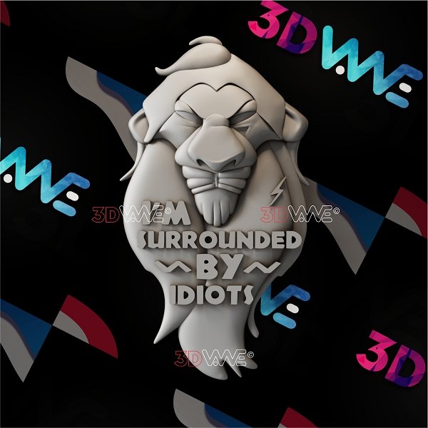 SURROUNDED BY IDIOTS 3d stl 3DWave.us