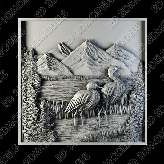 swan 3d stl - 3DWave.us