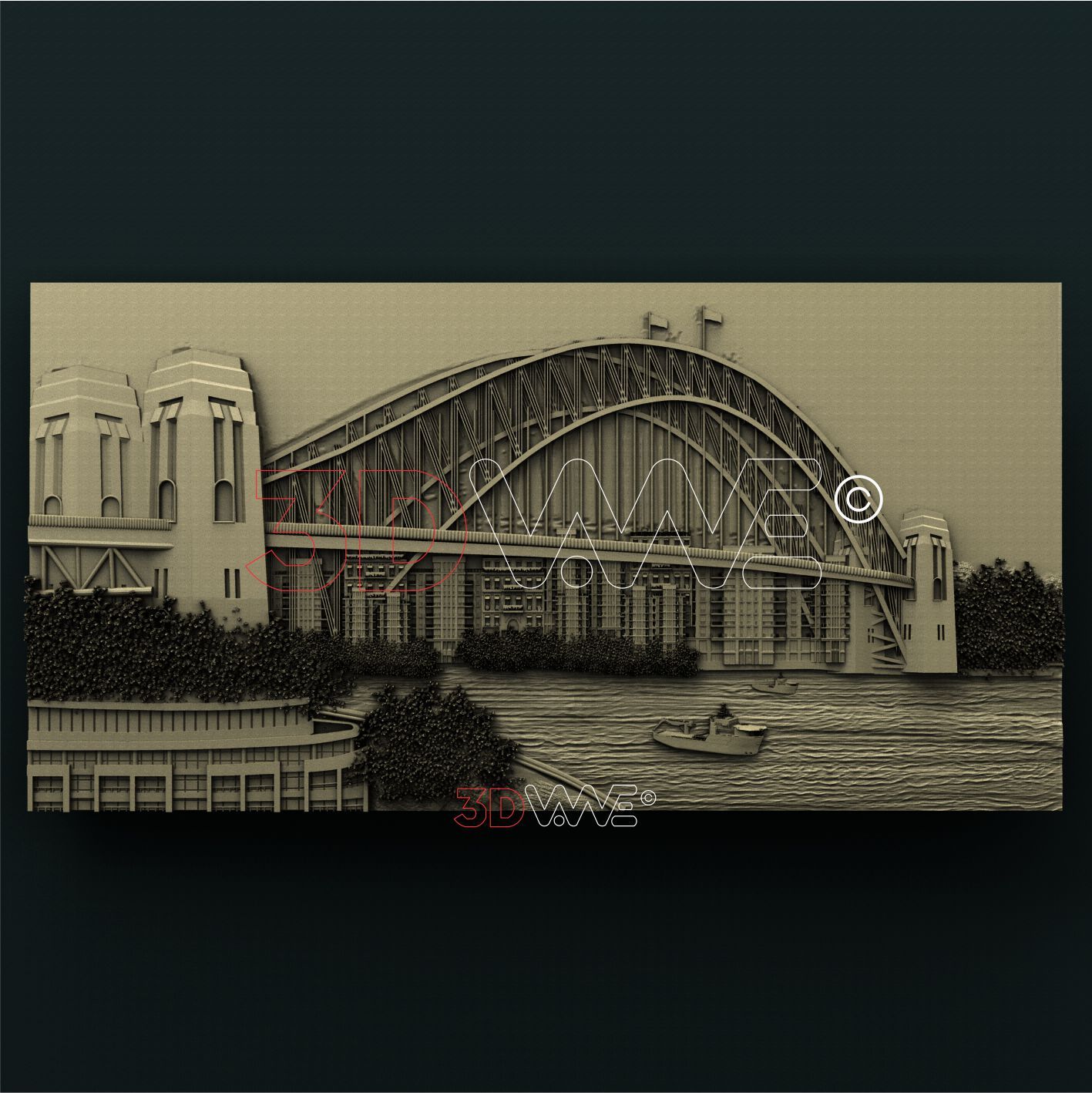 SYDNEY 3D STL 3DWave