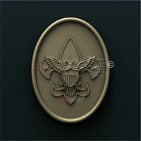 Thumbnail for TENDERFOOT, BOY SCOUTS RANK 3D STL 3DWave