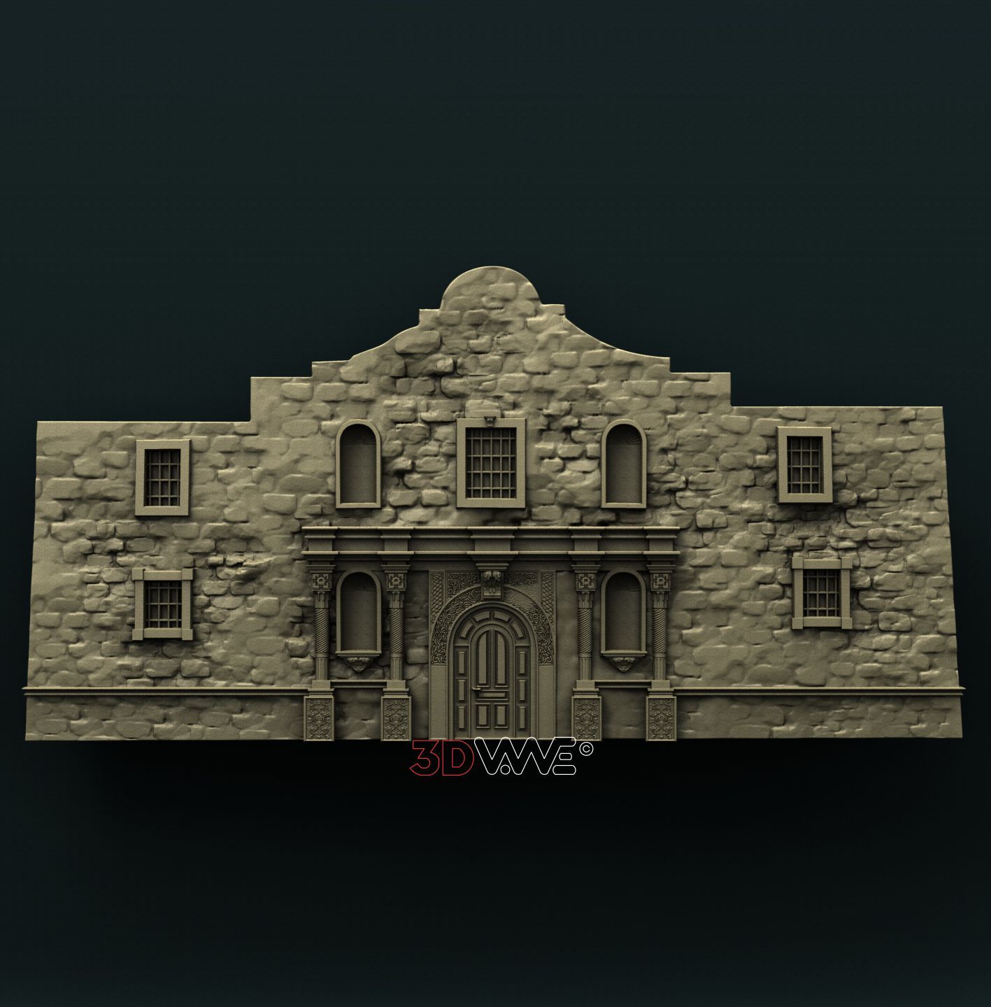 THE ALAMO 3D STL 3DWave