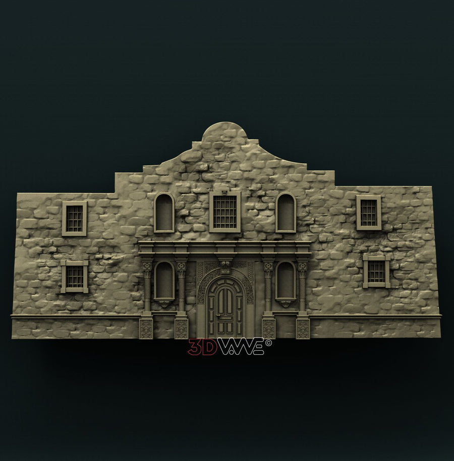 THE ALAMO 3D STL 3DWave