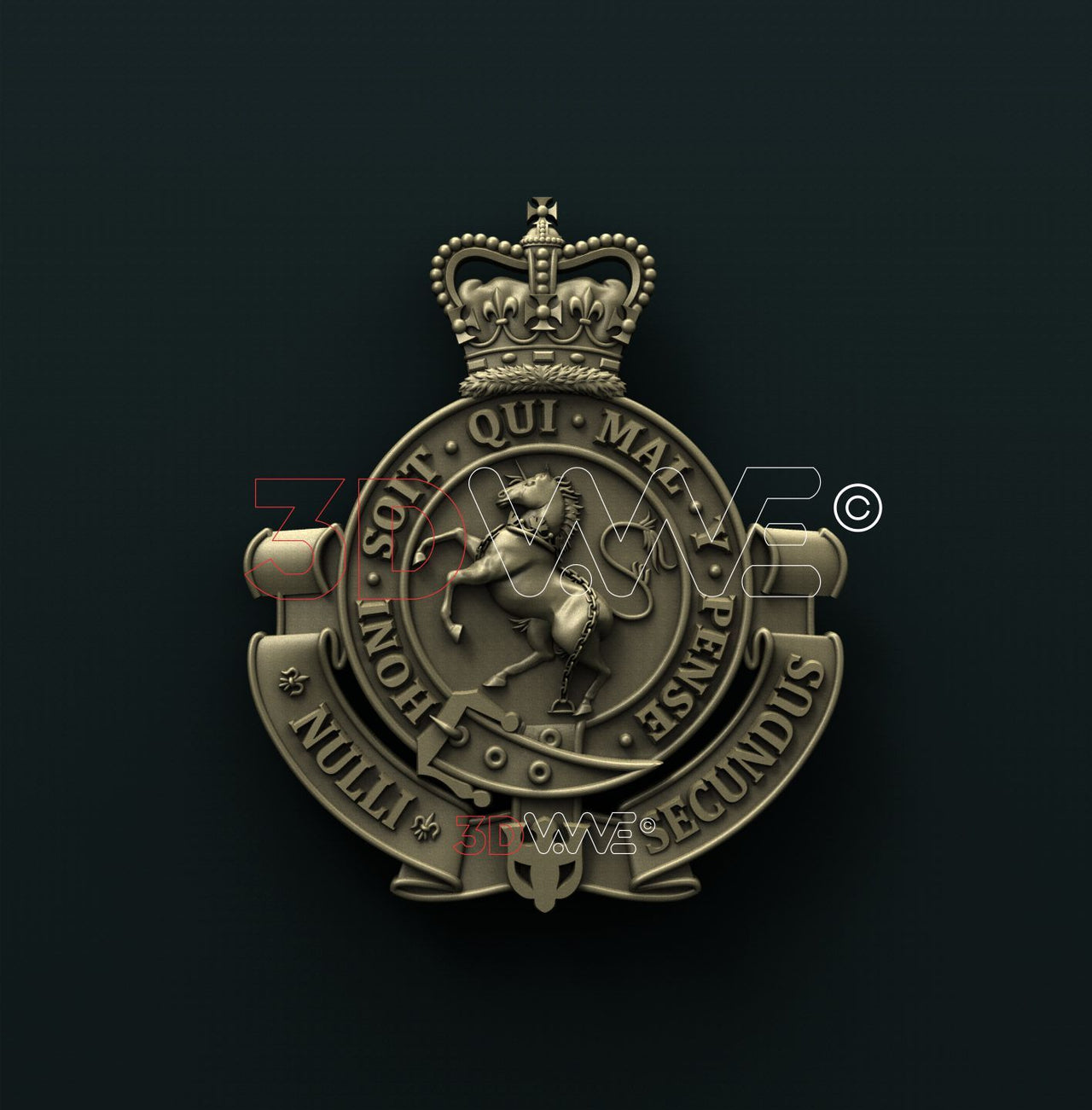 THE GOVERNOR GENERAL'S HORSE GUARDS, CANADA 3D STL 3DWave