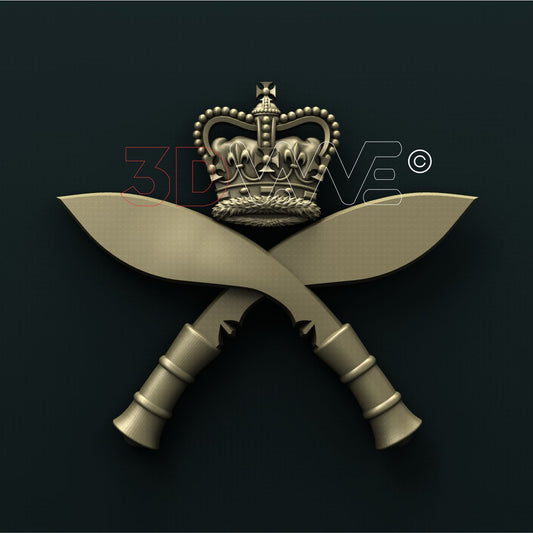 THE GURKHA REGIMENT, BRITISH ROYAL ARMY 3D STL 3DWave