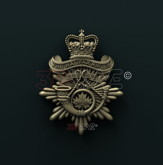 THE HALIFAX RIFLES REGIMENT, CANADA 3D STL 3DWave