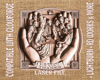 Thumbnail for THE LAST SUPPER 3d illusion & laser-ready file 3DWave.us