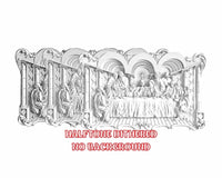 Thumbnail for The last supper 3d illusion & laser-ready file 3DWave.us