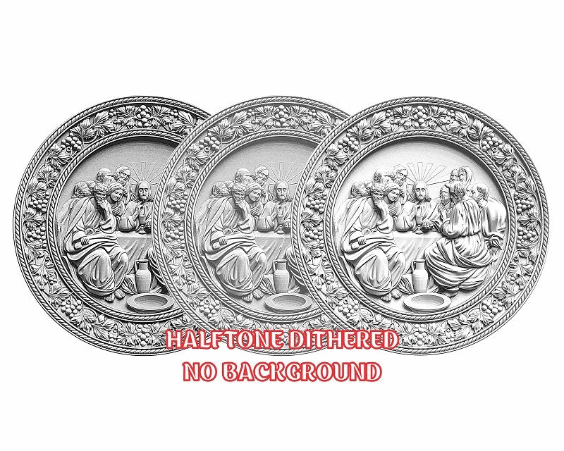 The last Supper 3d illusion & laser-ready file 3DWave.us