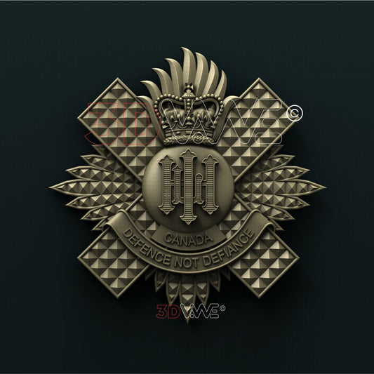 THE ROYAL HIGHLAND FUSILIERS OF CANADA 3D STL 3DWave