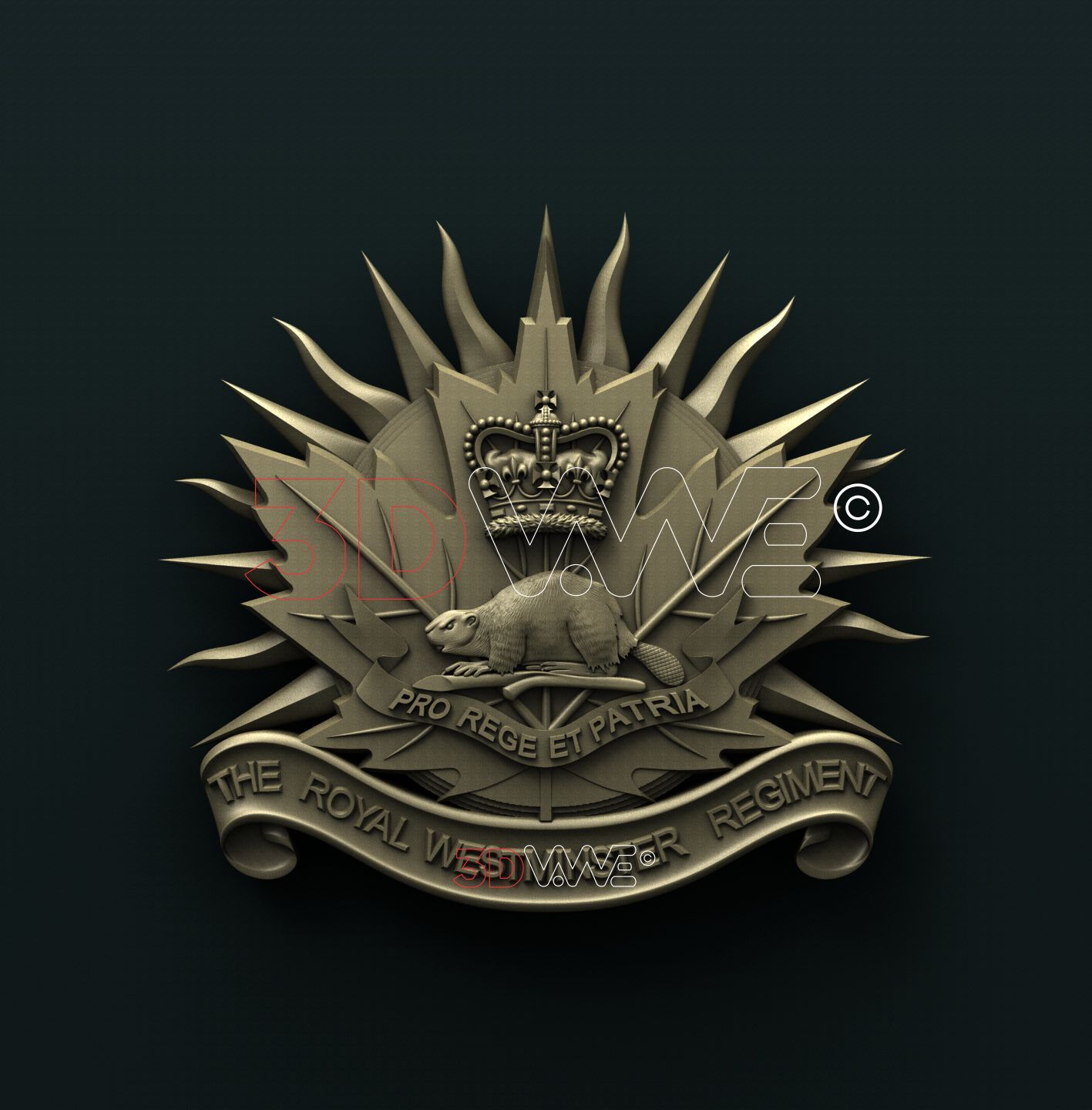 THE ROYAL WESTMINSTER REGIMENT 3D STL 3DWave