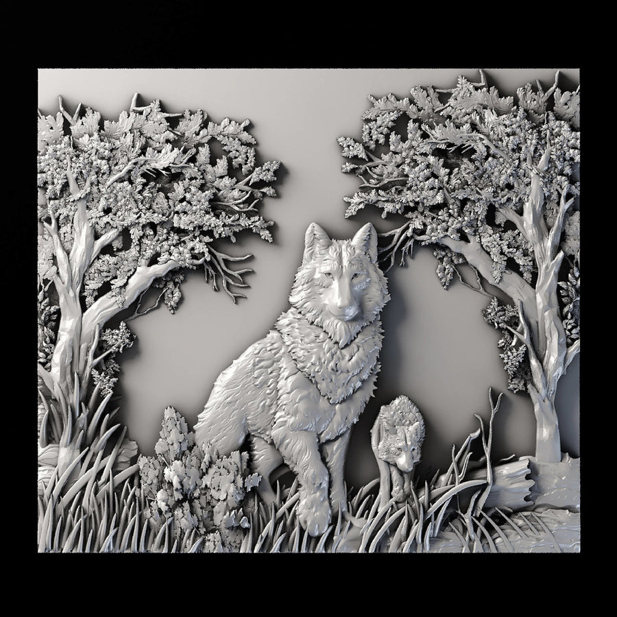 THE WOLVES 3d stl Robert