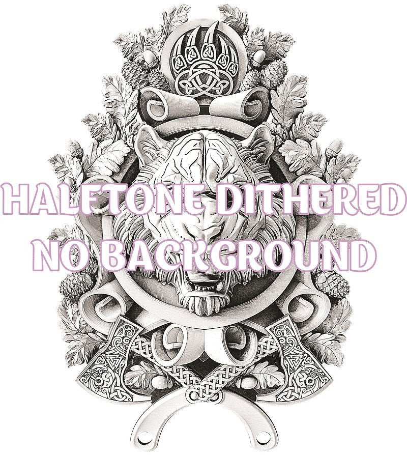 TIGER 3d illusion & laser - ready file 3DWave.us