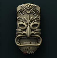 Thumbnail for TIKI MASK 3D STL 3DWave