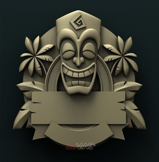 TIKI SIGN 3D STL 3DWave