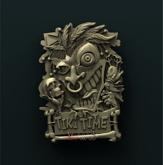 TIKI TIME 3D STL 3DWave