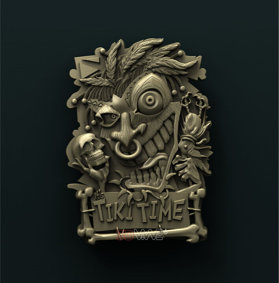 TIKI TIME 3D STL 3DWave