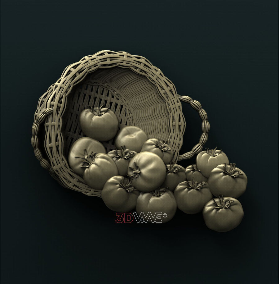 TOMATO BASKET 3D STL 3DWave