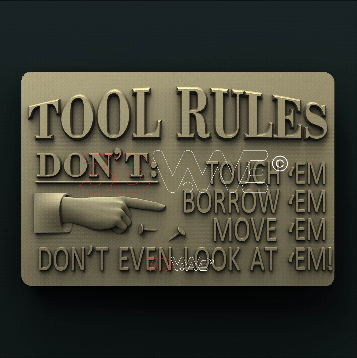 TOOL RULES 3D STL 3DWave