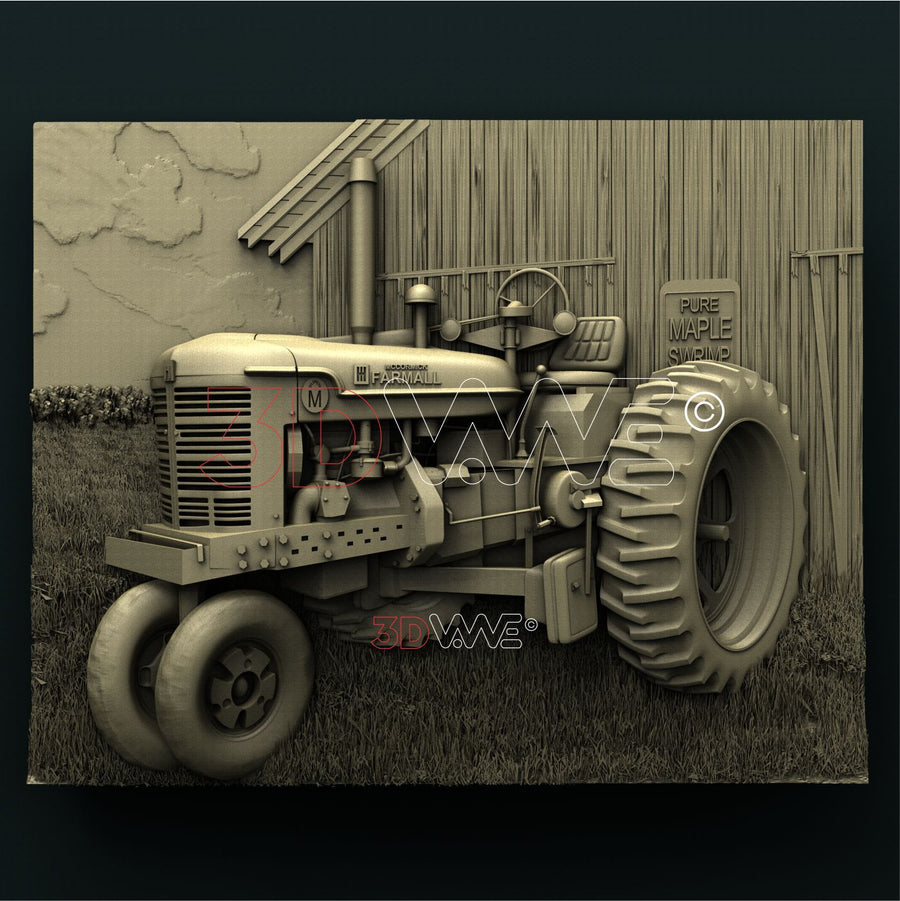 TRACTOR 3D STL 3DWave