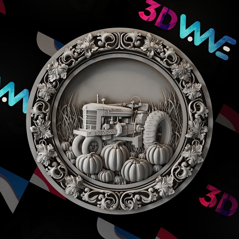 TRACTOR 3d stl - 3DWave.us