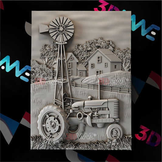 TRACTOR 3d stl 3DWave.us