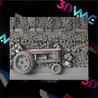 Thumbnail for TRACTOR IN SUNFLOWER 3d stl 3DWave.us