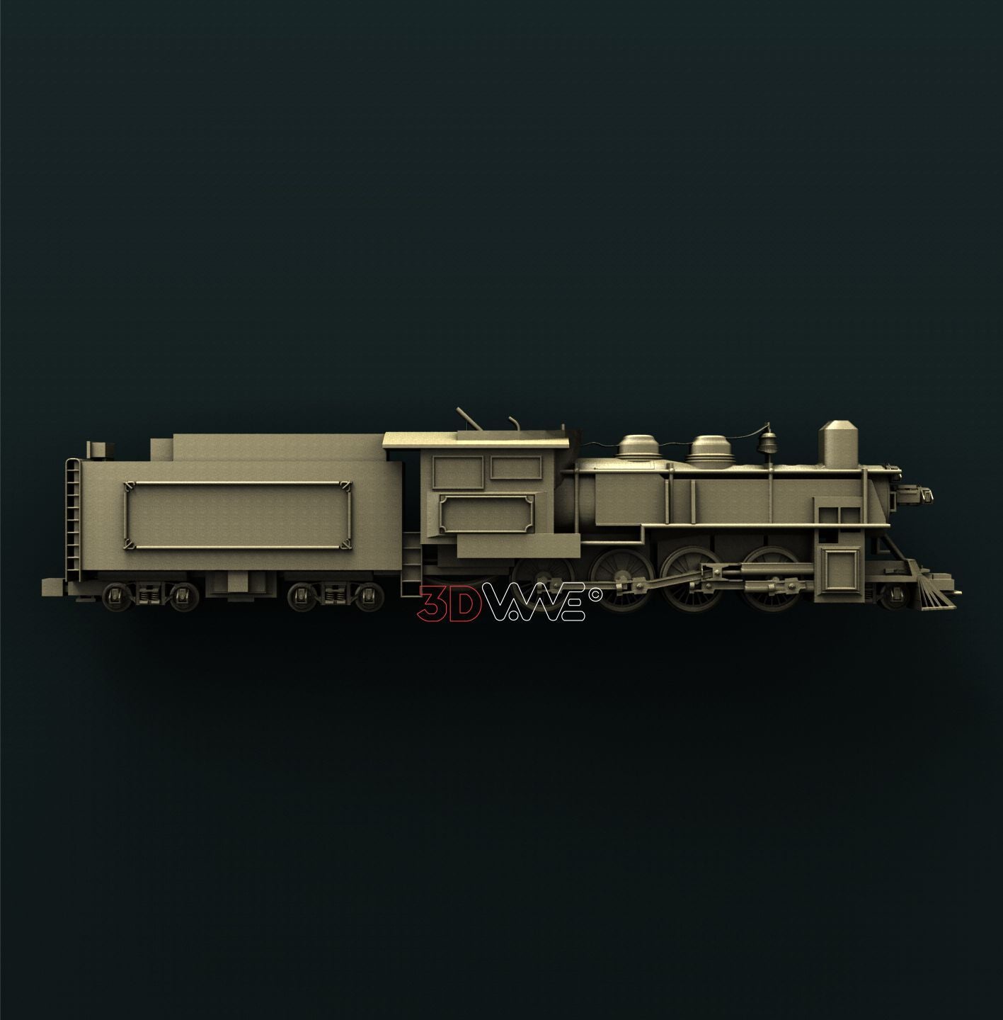 TRAIN 3D STL 3DWave