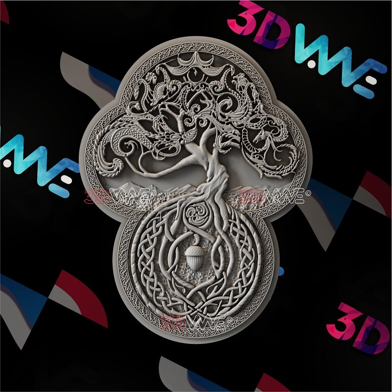 TREE OF LIFE 3d stl - 3DWave.us