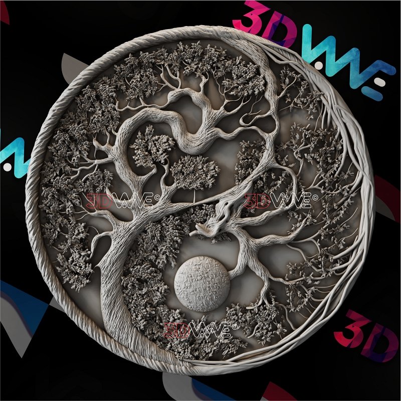 TREE OF LIFE 3d stl - 3DWave.us