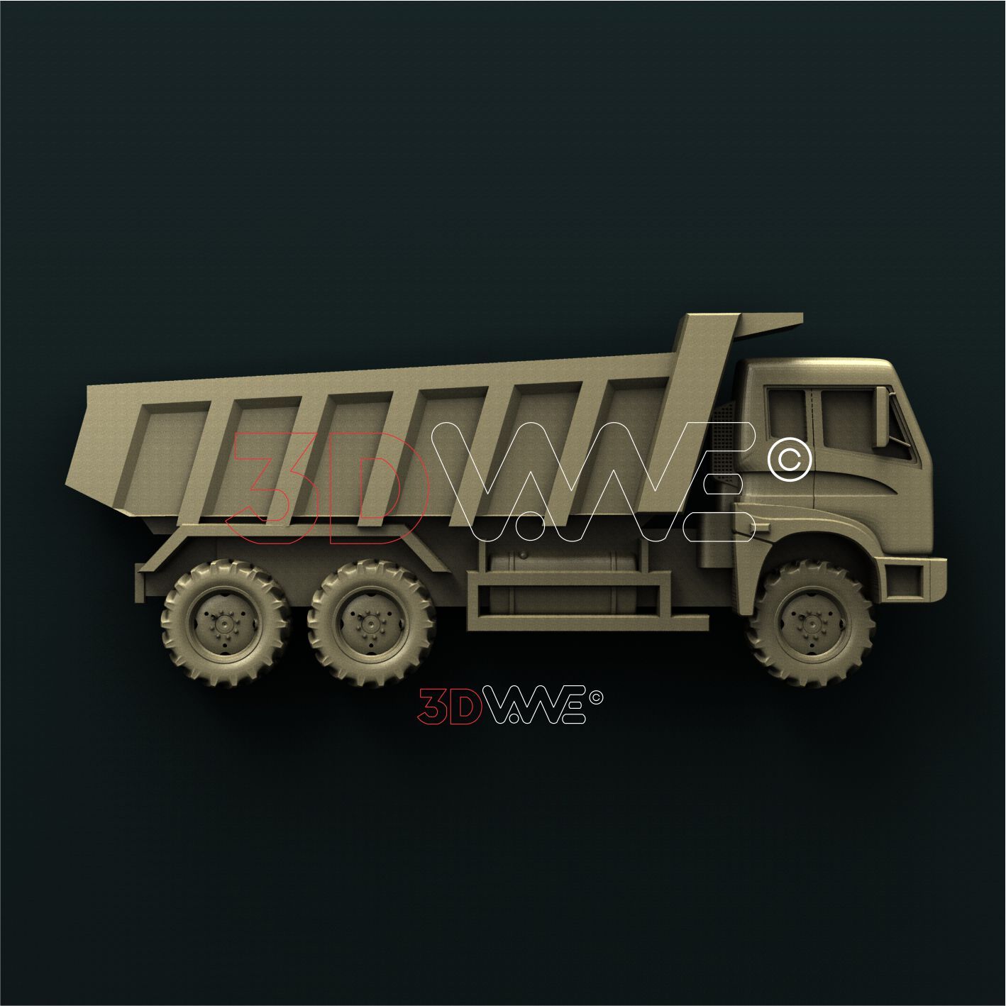 TRUCK 3D STL 3DWave