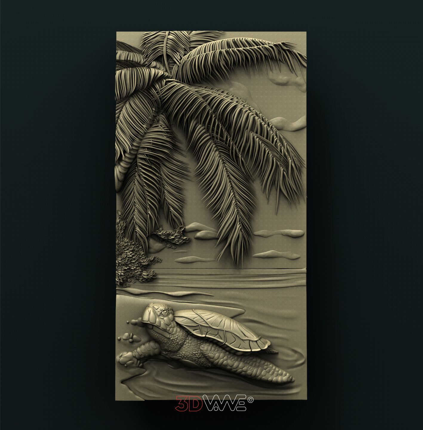 TURTLE 3D STL 3DWave