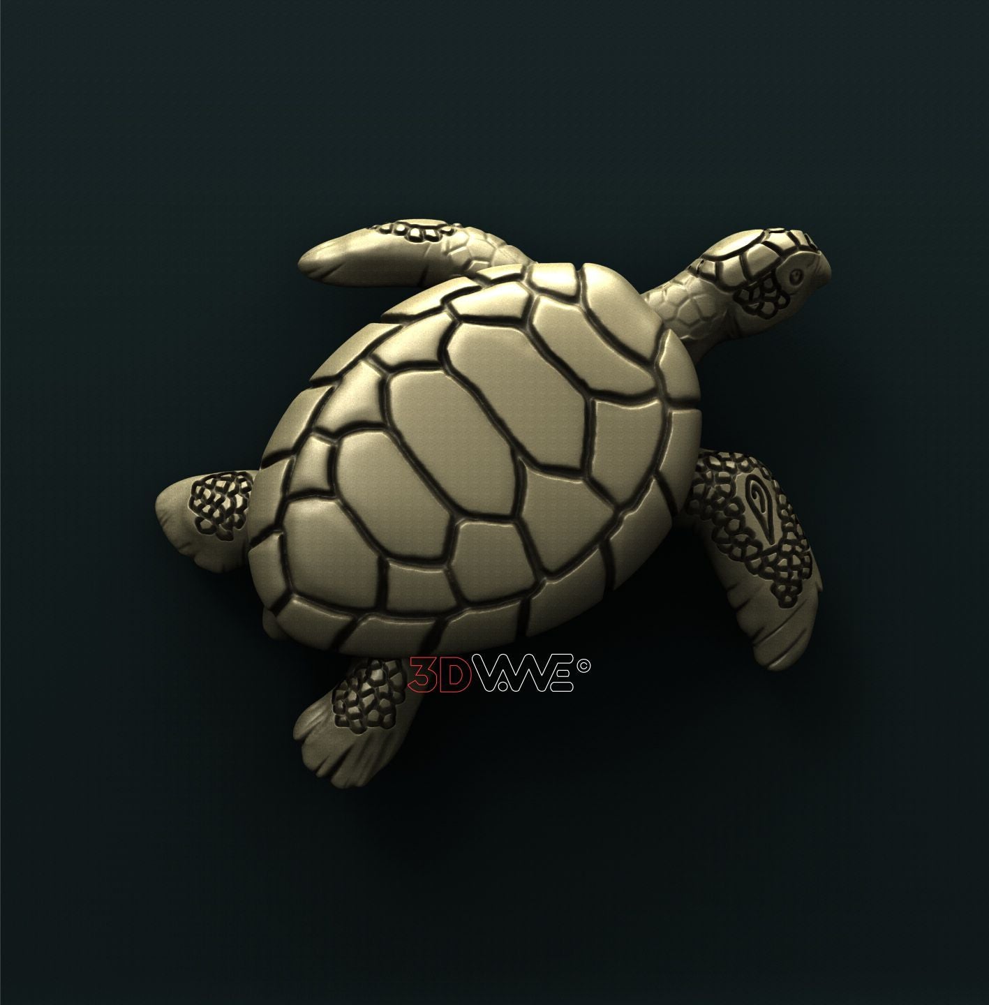 TURTLE 3D STL 3DWave