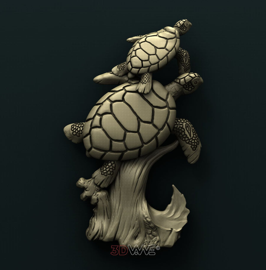 TURTLES 3D STL 3DWave