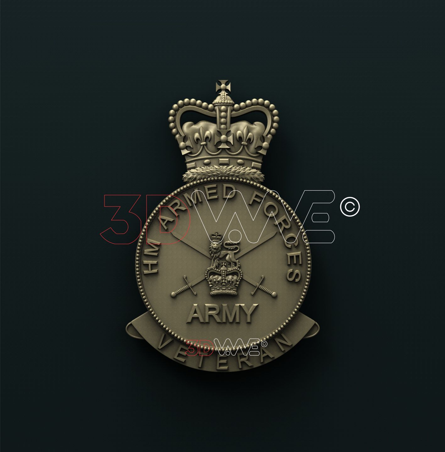 UK ARMY VETERAN 3D STL 3DWave