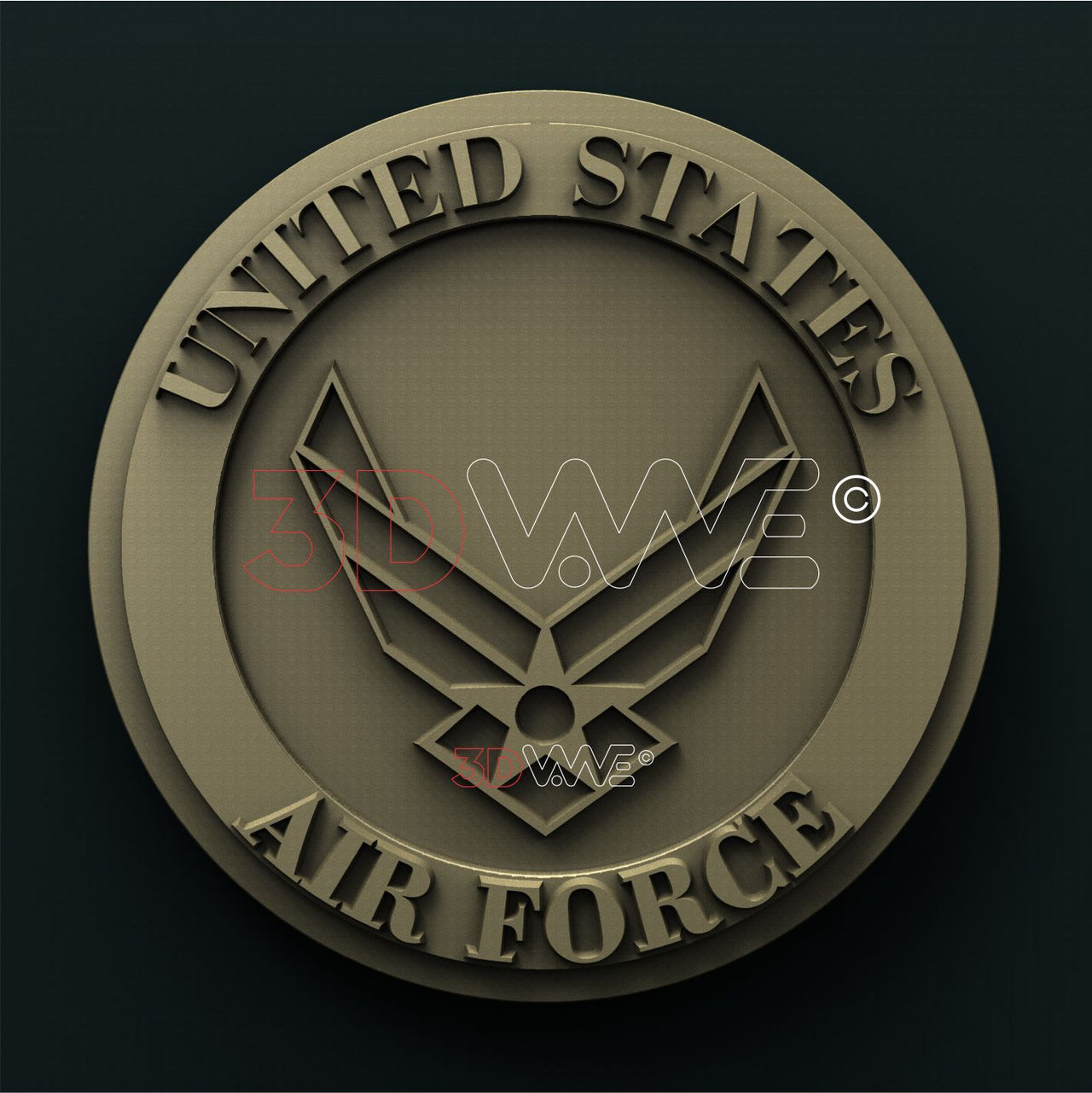 US AIR FORCE SEAL 3D STL 3DWave