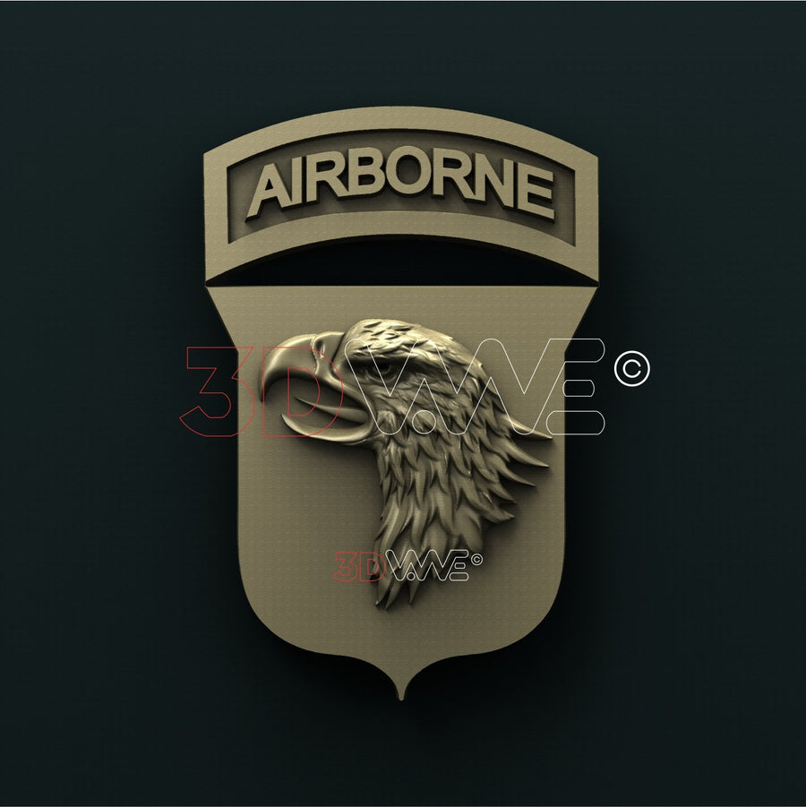 US ARMY, 101st AIRBORNE 3D STL 3DWave