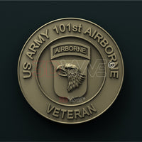 Thumbnail for US ARMY, 101st AIRBORNE VETERAN 3D STL 3DWave