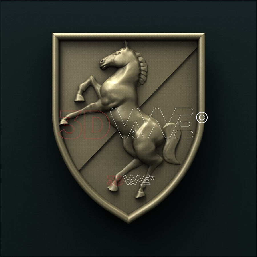 US ARMY, 11th ARMORED CAVALRY 3D STL 3DWave
