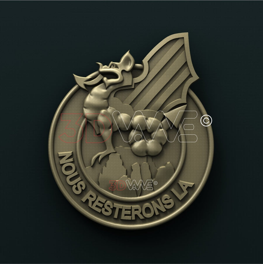 US ARMY, 3rd INFANTRY DIVISION 3D STL 3DWave