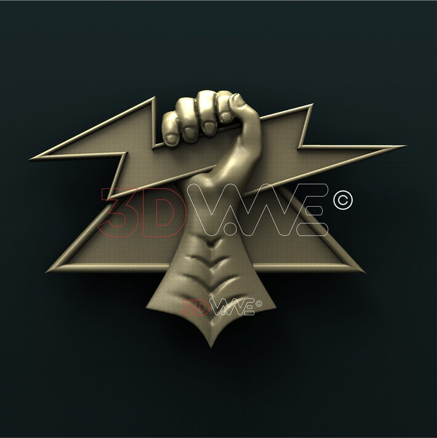 US ARMY 4th ARMORED DIVISION 3D STL 3DWave