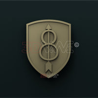 Thumbnail for US ARMY 8TH INFANTRY DIVISION 3D STL 3DWave