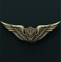 Thumbnail for US ARMY AIRCREW BADGE 3D STL 3DWave