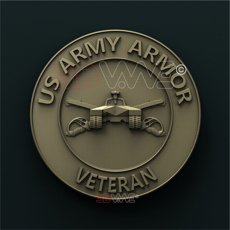 US ARMY ARMOR VETERAN 3D STL 3DWave