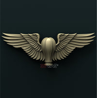 Thumbnail for US ARMY BALLOON PILOT WINGS 3D STL 3DWave