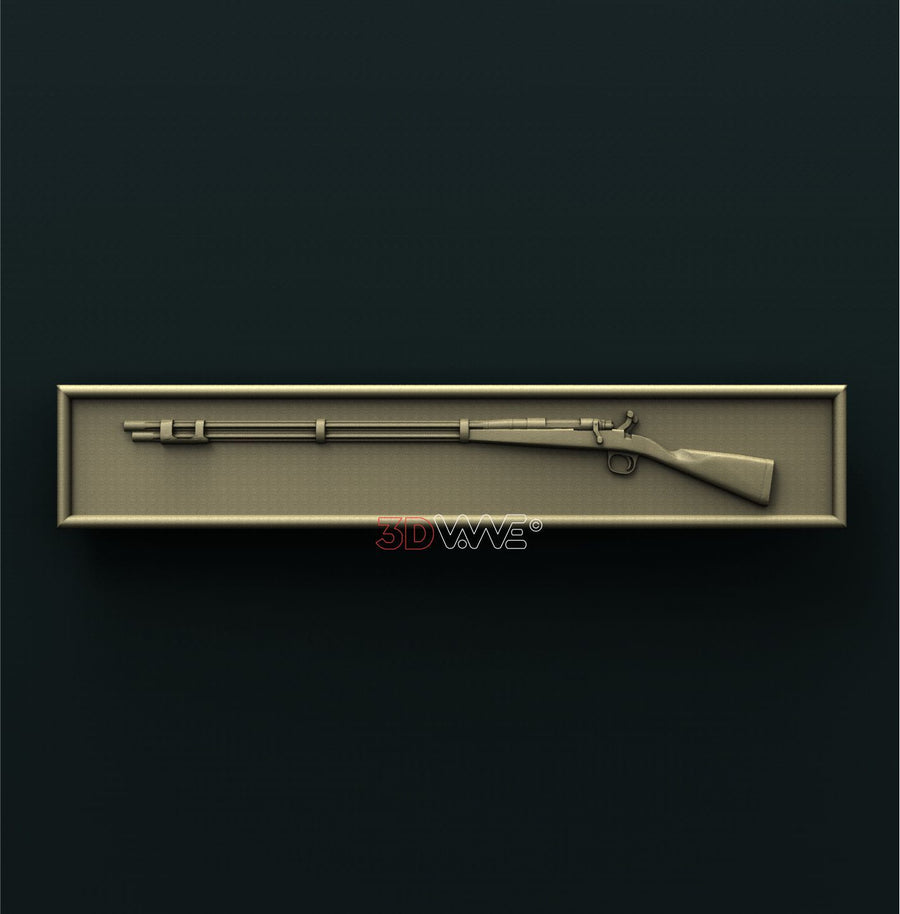 US ARMY EXPERT INFANTRY BADGE 3D STL 3DWave