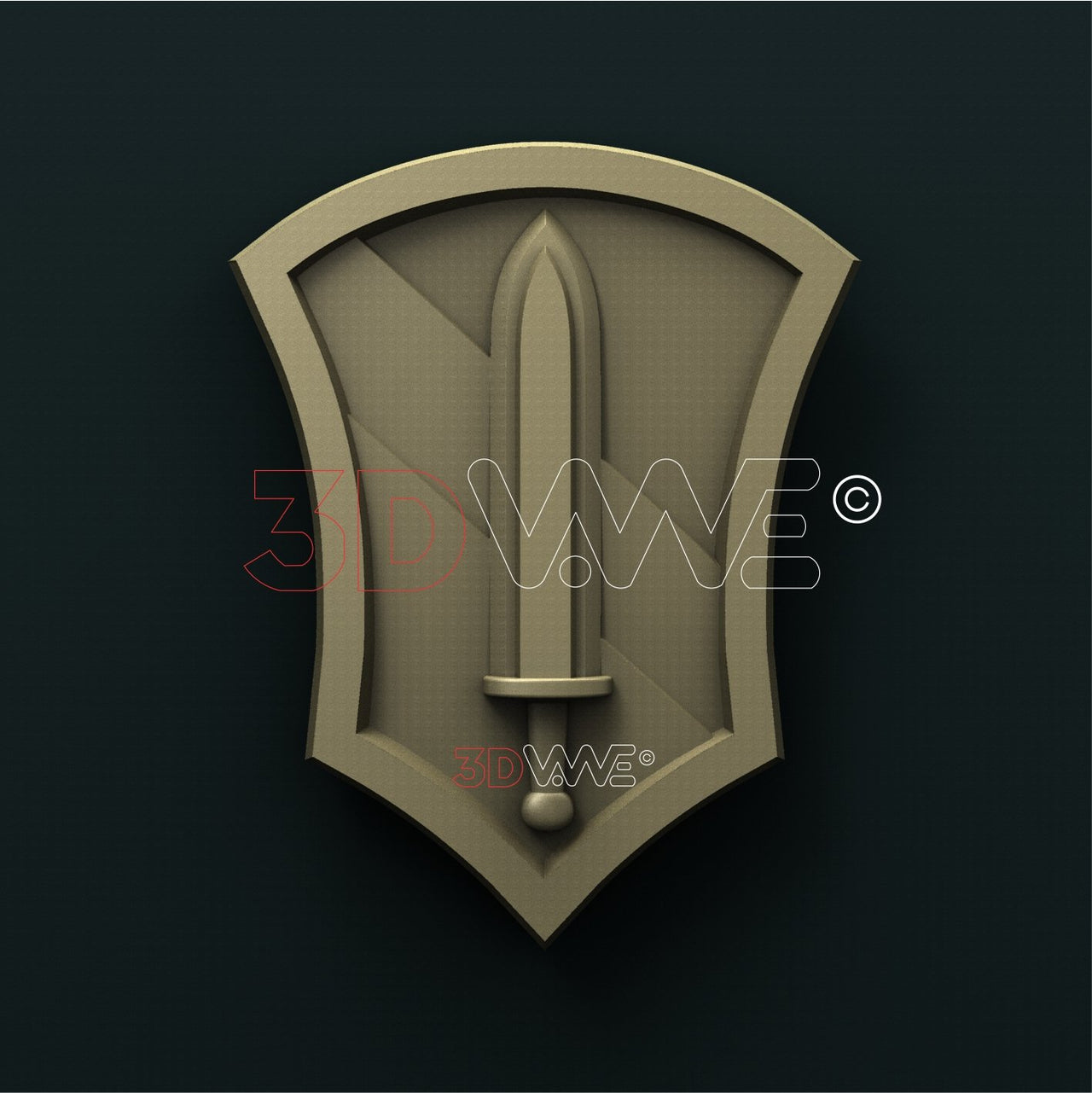 US ARMY, FIRST FIELD FORCE 3D STL 3DWave