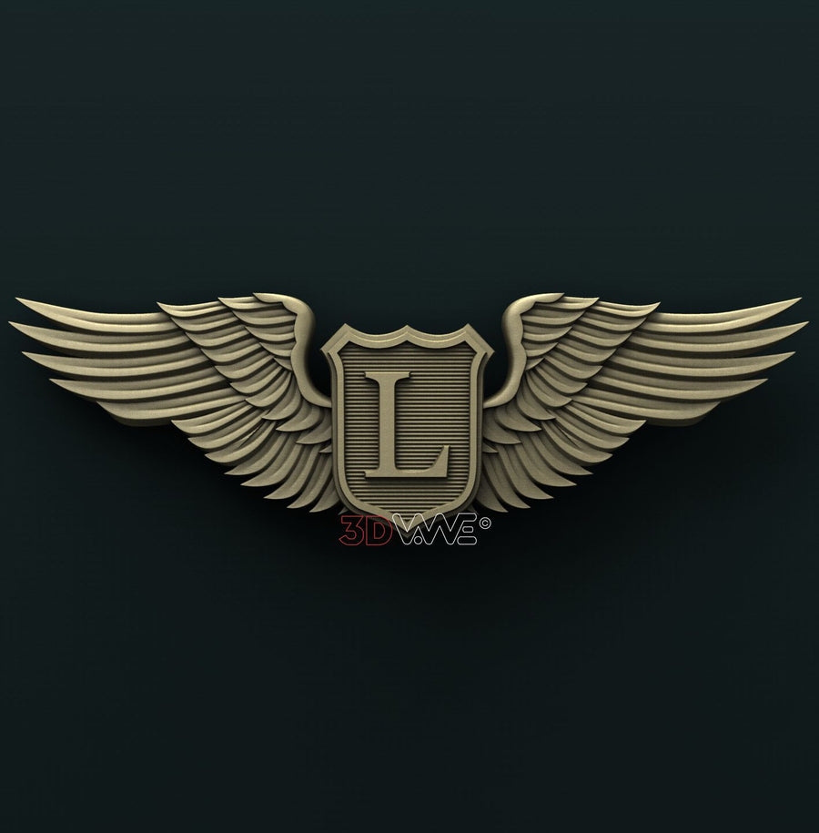US ARMY LIAISON PILOT WINGS 3D STL 3DWave