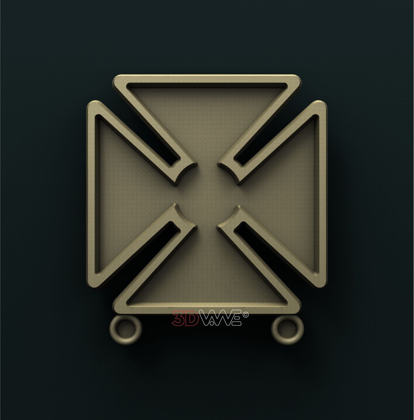 US ARMY MARKSMAN BADGE 3D STL 3DWave